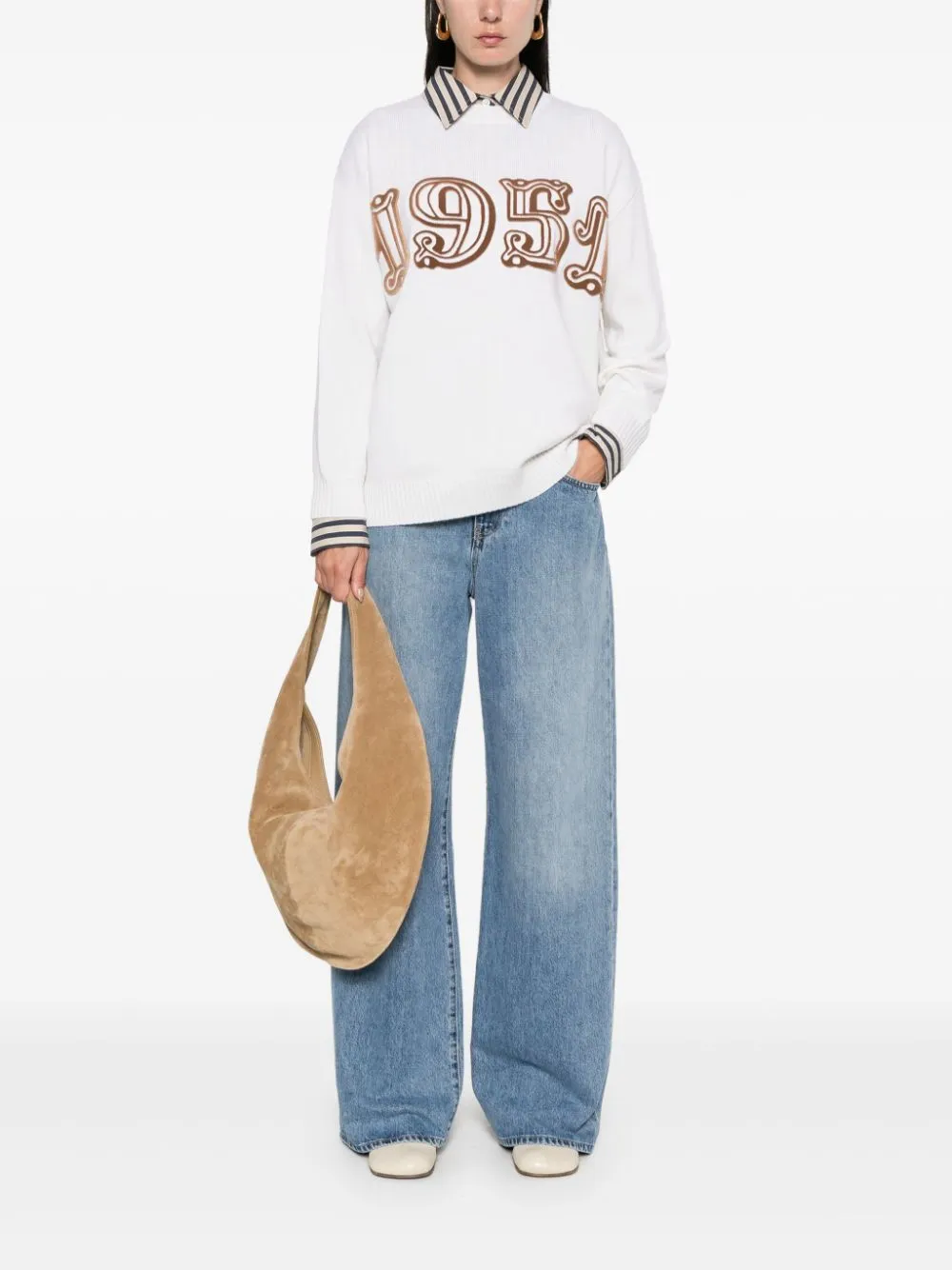 WOOL AND CASHMERE BLEND SWEATER